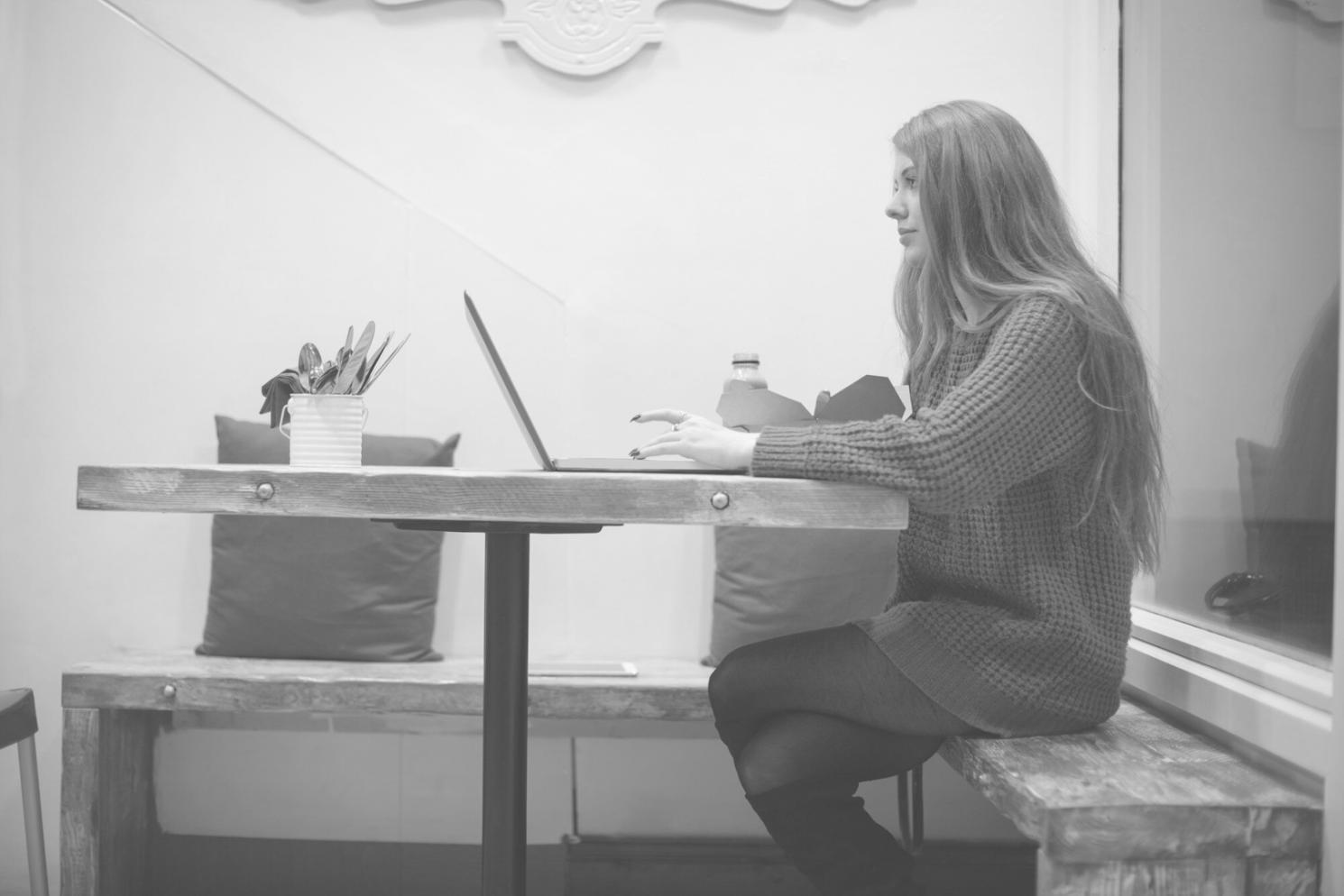 Finance professionals analyzing data in modern office environment